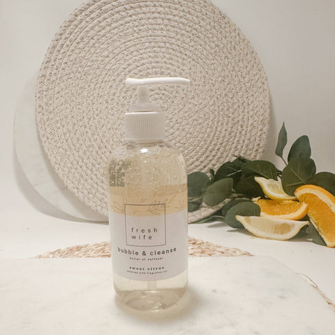 Sweet Citrus Bubble and Cleanse - Home & Well