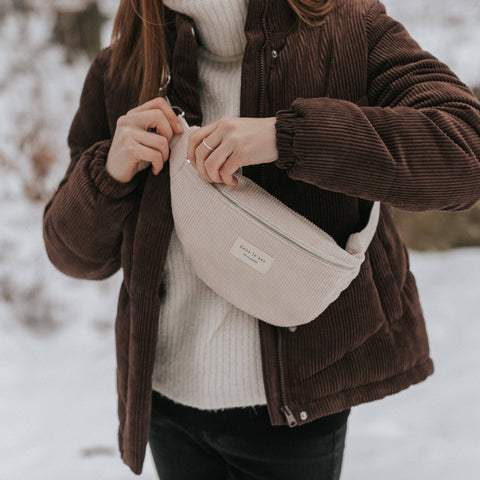 Dans le Sac - Adjustable corduroy belt bag