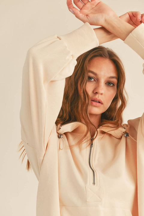 Cream Essential Pullover - Home & Well