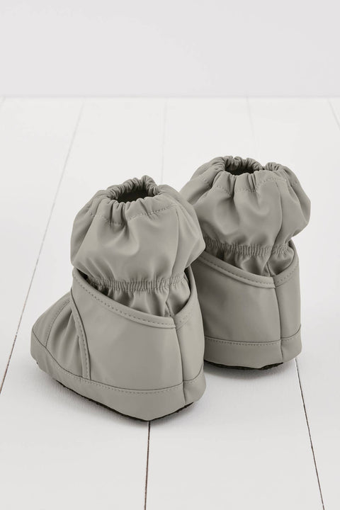 Grass & Air - Geothermal Grey PU Showerproof Baby Bootie