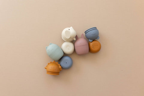Brooklyn Neutral - Animal Bath Toy Set - Home & Well