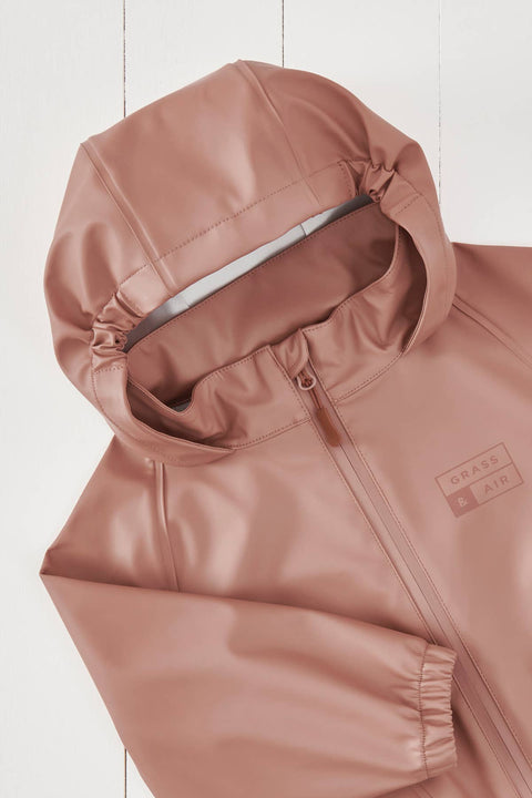 Grass & Air - Rose Kids Waterproof Rain Jacket