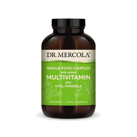 Whole-Food Complex with added Multivitamin plus Vital Minerals (240 per bottle) - Home & Well