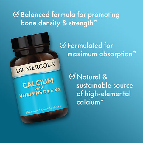 Calcium with Vitamins D3 & K2 - Home & Well