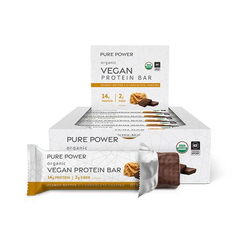 Pure Power Organic Vegan Protein Bar - Home & Well