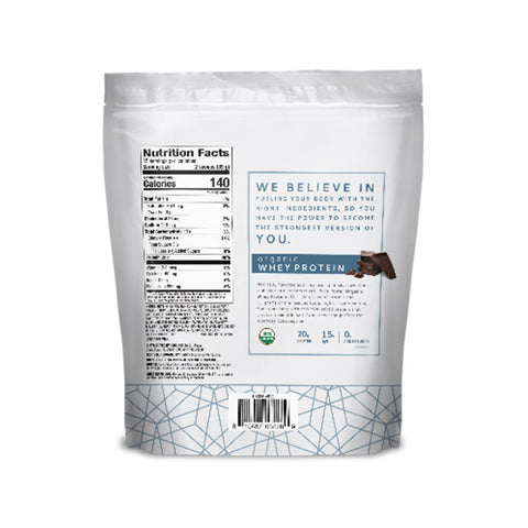 Pure Power Organic Whey Protein - Chocolate (20.6 oz) - Home & Well