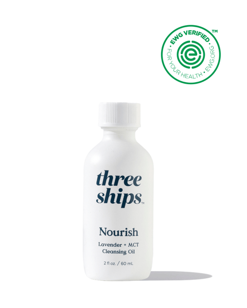 Three Ships - Nourish Lavender + MCT Cleansing Oil (60mL) - Home & Well