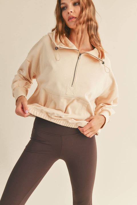 Cream Essential Pullover - Home & Well