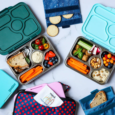 Yumbox - Stainless Steel Leakproof Bento Box - Tulum Blue - Home & Well