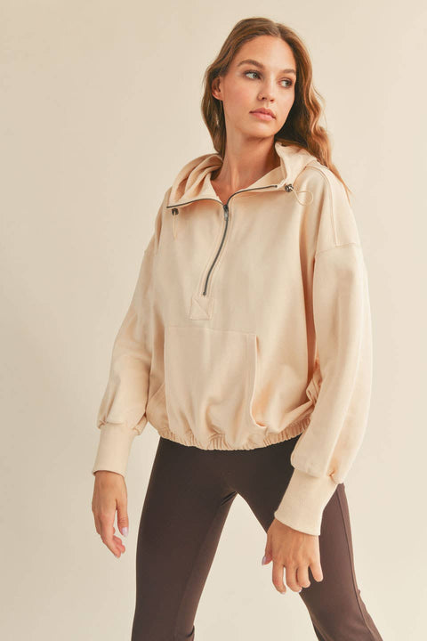 Cream Essential Pullover - Home & Well