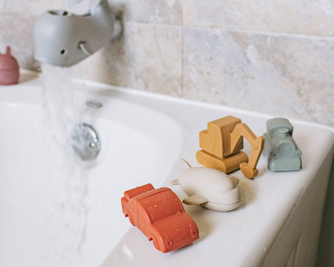Brooklyn Neutral - Vehicle Bath Toy Set - Home & Well