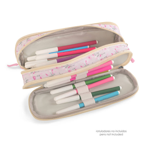 DeCuevas Toys - 10145 PROVENZA THREE COMPARTMENT SCHOOL CASE - Home & Well