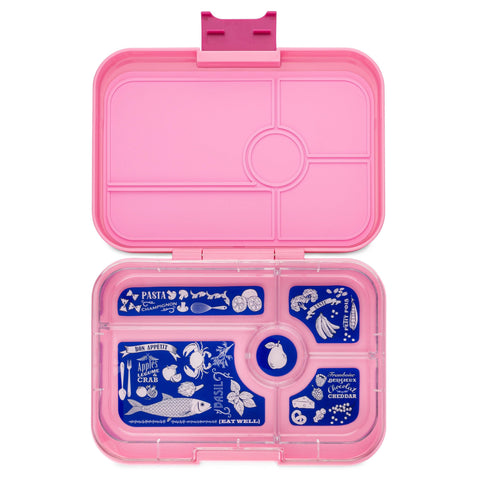 Yumbox - Leakproof Yumbox Tapas Bento Box( Capri Pink) 5 Compartment