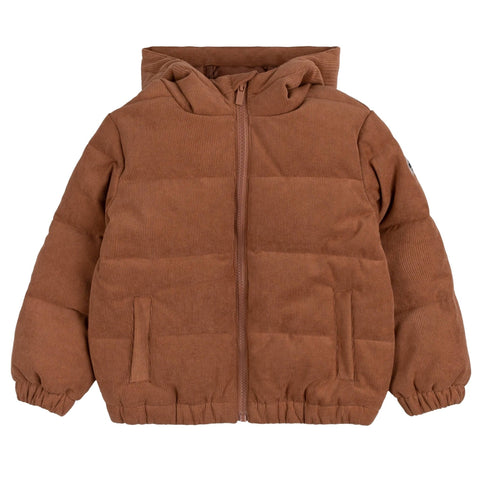 Miles the Label Copper Corduroy Hooded Packable Jacket - Home & Well