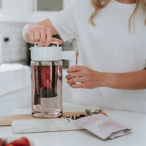 Tease | Wellness Tea Blends + Accessories - 3-In-1 Cold Brew Tea & Coffee Pitcher, Spring Accessory - Home & Well
