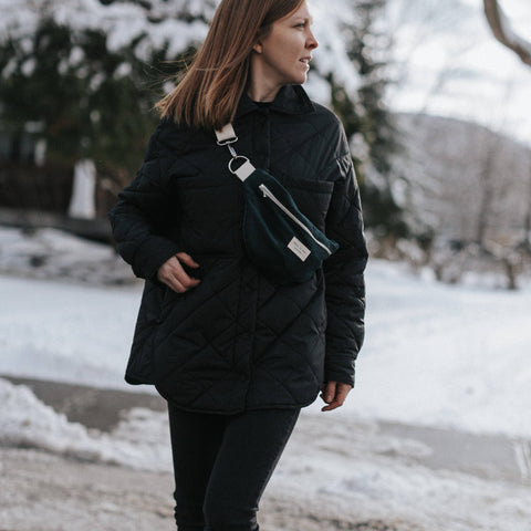Dans le Sac - Adjustable corduroy belt bag