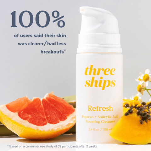 Three Ships - In The Clear 3 - Step Kit for Blemish - Prone Skin (3 full - size) - Home & Well