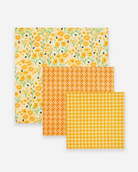 Beeswax Wrap Variety Set - Home & Well
