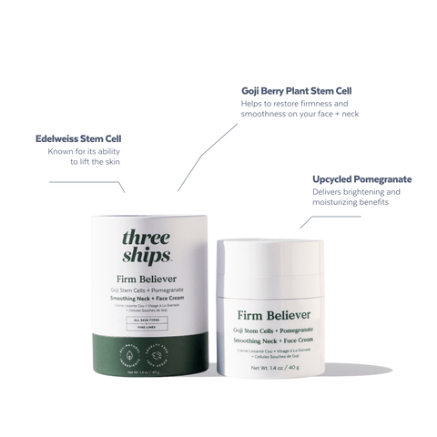 Three Ships - Firm Believer Goji Stem Cell + Pomegranate Smoothing Neck + - Home & Well