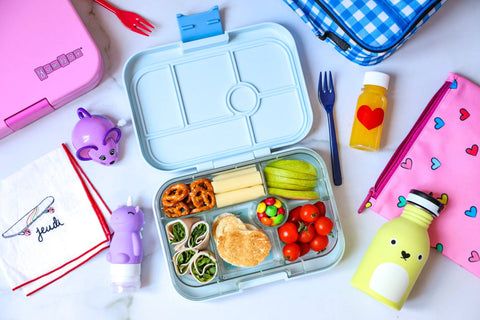 Yumbox - Leakproof Bento Box for Kids - Yumbox Hazy Gray - Home & Well