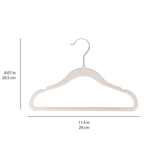 3 Sprouts - Baby Velvet Hangers (2 Packs of 15) - Home & Well
