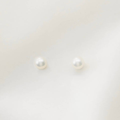 PETITE GOLD - Pearl Studs - Home & Well