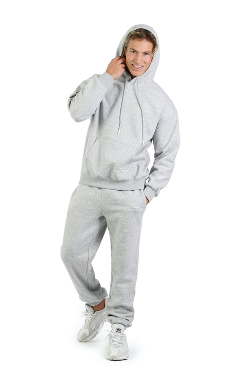 Lazypants - Men's sweatsuit set in Classic Grey - Home & Well