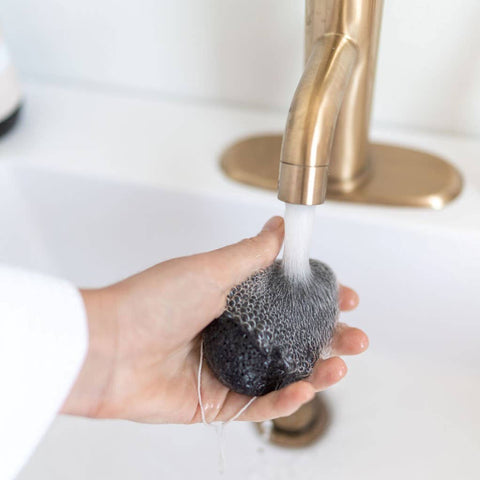 BKIND - Konjac Facial Sponge - Bamboo Charcoal - Home & Well