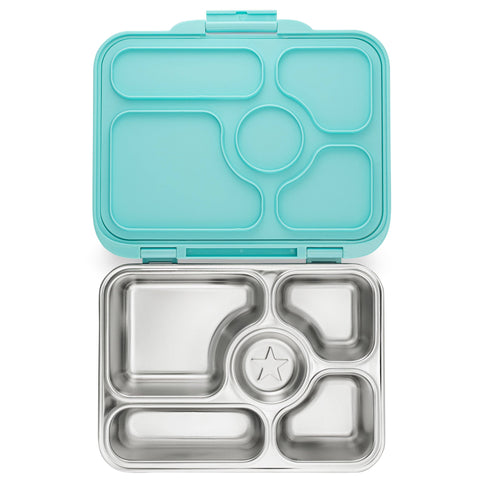 Yumbox - Stainless Steel Leakproof Bento Box - Tulum Blue - Home & Well