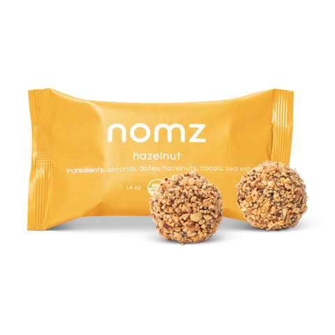 nomz - Organic hazelnut energy bites