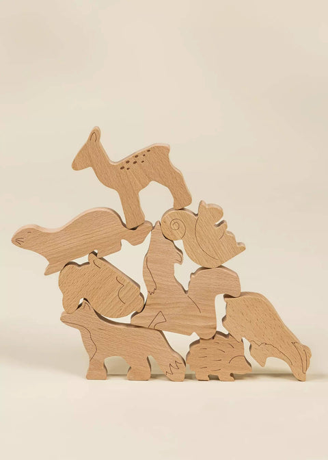 Coco Village - Wooden Balance Puzzle - Forest (8 pcs) - Home & Well