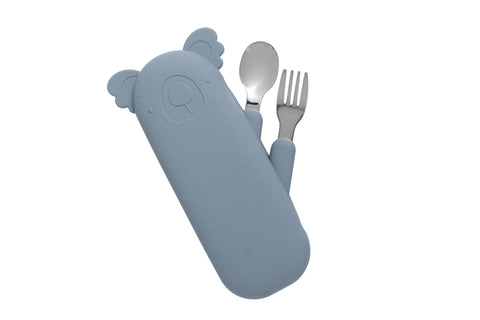 the cotton cloud - Zoe the Koala Cutlery Set and Case