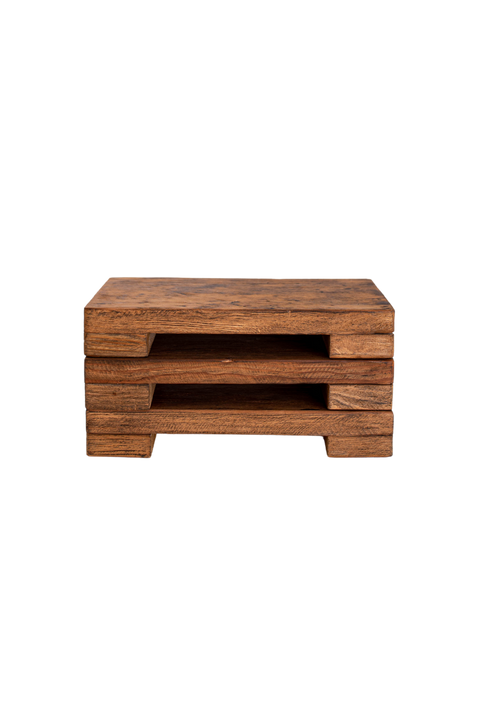Trivet Reclaim Wood Riser Toffee Stain Medium - Home & Well