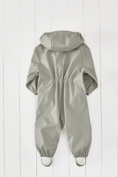Grass & Air - Geothermal Grey Kids Waterproof Puddlesuit