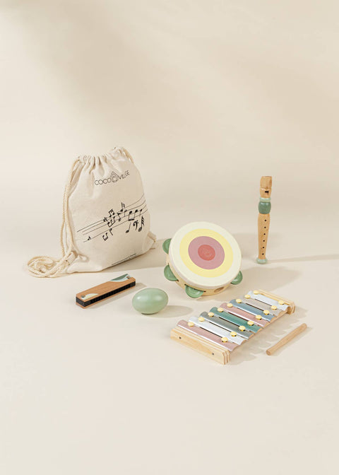 Coco Village - Wooden Musical Instruments Playset - Home & Well