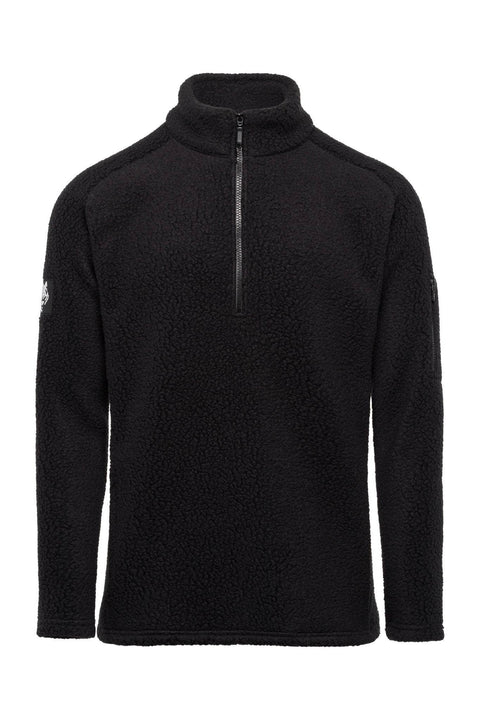Wolfe Co. Apparel and Goods® - Black Kitimat Men's Half Zip - Home & Well