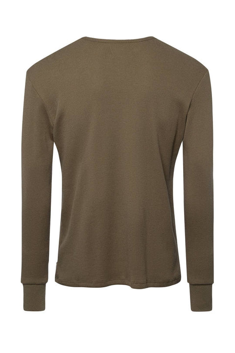 Wolfe Co. Apparel and Goods® - Olive Straight Hem Waffle Knit - Home & Well