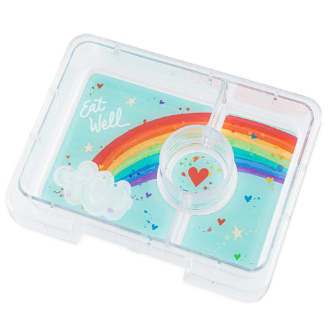 Yumbox - Snack Size Small Bento Lunch Box Power Pink (Rainbow)