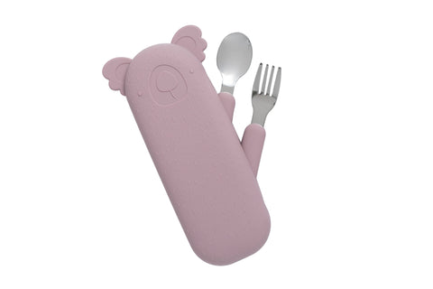 the cotton cloud - Zoe the Koala Cutlery Set and Case