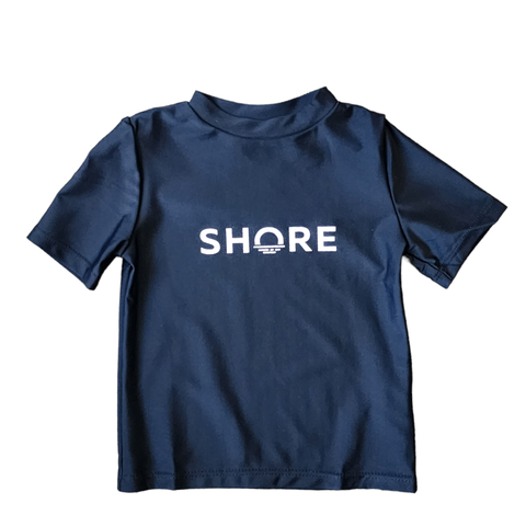 Shore Apparel - Black - Short Sleeve Rashguard - Home & Well