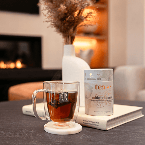 Tease | Wellness Tea Blends + Accessories - Midnight Mint | All Natural Biodegradable, Organic Tea Blend - Home & Well