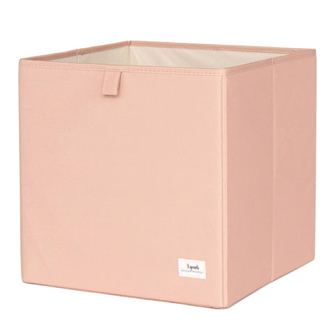 3 Sprouts - Recycled Fabric Storage Cube - Solid Colours - Home & Well
