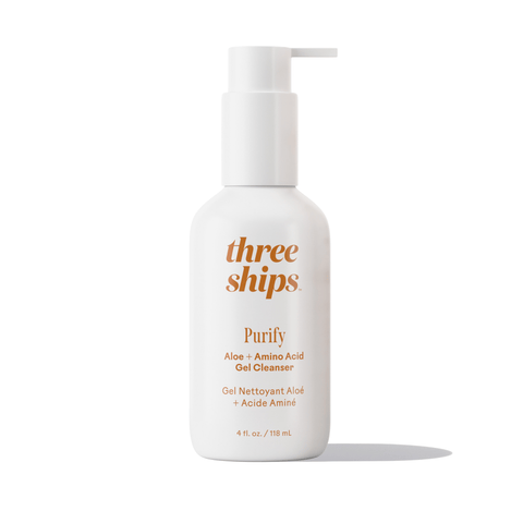 Three Ships - Purify Aloe + Amino Acid Gel Cleanser (118mL) - Home & Well