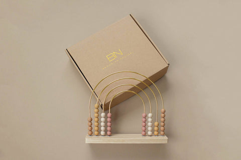 Brooklyn Neutral - Rainbow Abacus - Home & Well