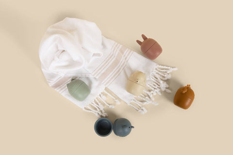 Brooklyn Neutral - Animal Bath Toy Set - Home & Well