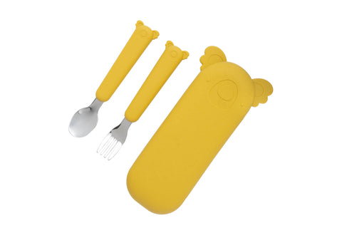 the cotton cloud - Zoe the Koala Cutlery Set and Case