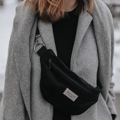 Dans le Sac - Adjustable corduroy belt bag