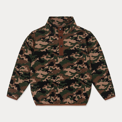 Mini Wardrobes - Toddler Fleece Jacket, Boys, Kids Fleece Lightweight Camo Jacket