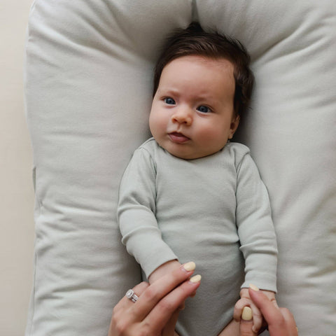 Snuggle Me Organic - Infant Lounger Cover | Sage - Home & Well
