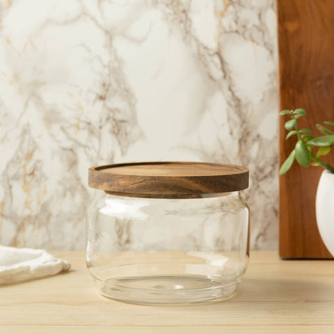 The Breakfast Pantry - The Jumbo Small Glass Canister - Home & Well